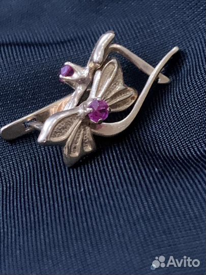Золотые серьги 585 пробы