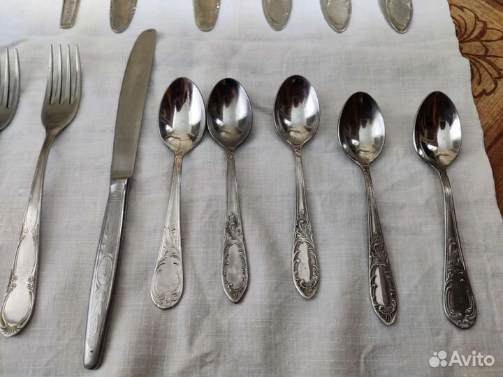 Наборы столовых предметов Inox и СССР