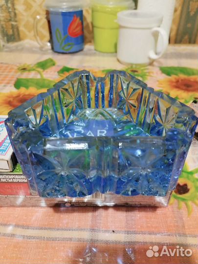 Советская пепельница, хрусталь