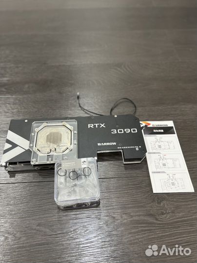 Водоблок Barrow Strix 3090 с активным бэкплэйтом