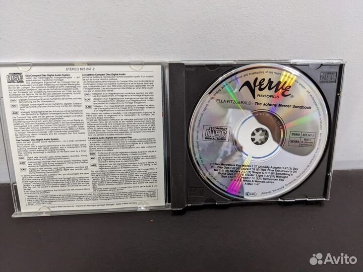 Ella Fitzgerald The Johnny Mercer Songbook CD