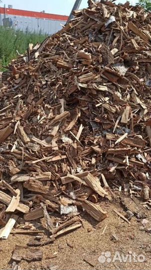 Щепа для мульчирования. Декоративная щепа