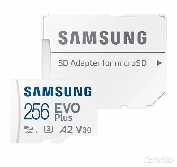 Карта памяти micro sd Samsung evo plus 256 gb new