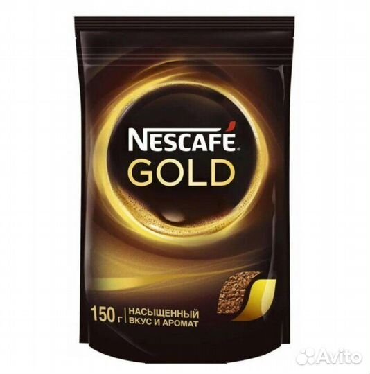 Опт - Растворимый кофе Nescafe Gold 150г