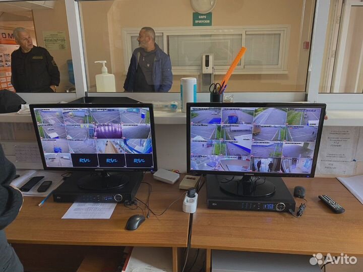 Комплект видеонаблюдения / Установка