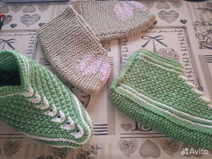 Носки вязаные шерсть