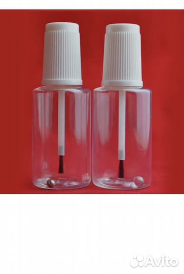 Штрих-корректоры Флаконы Пэт 20 мл с кисточкой