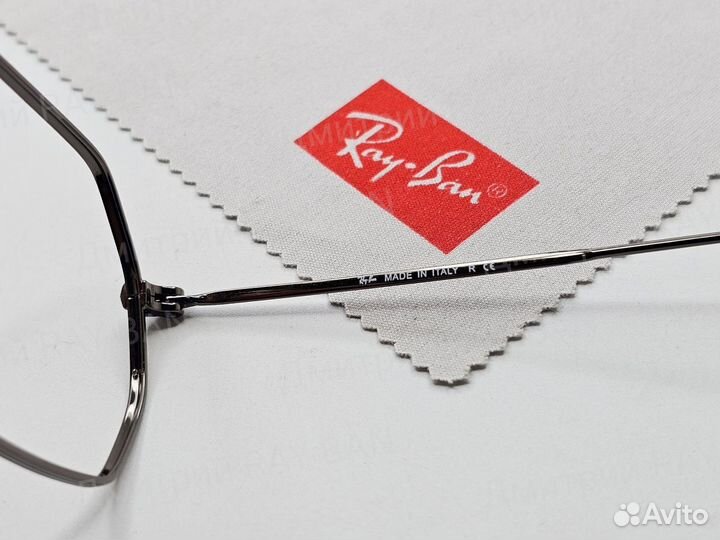 Оправа Ray Ban Octagonal RX 3556 Тёмное Серебро