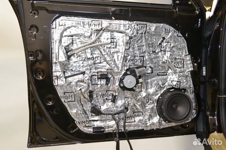 Комплект материалов для шумоизоляции двух дверей