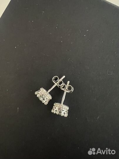 Серьги серебро