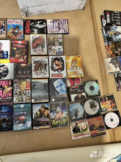 Диски фильмы, музыка, игры
