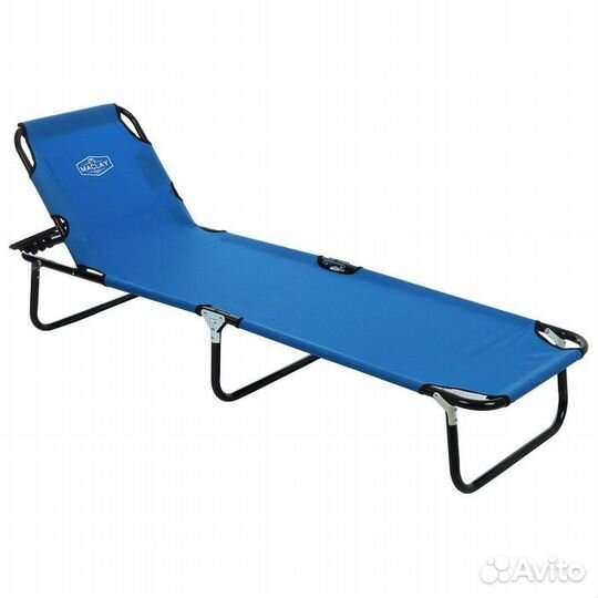 Раскладушка туристическая, с регулируемой спинкой