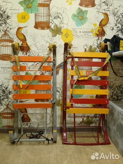 Детские зимние санки