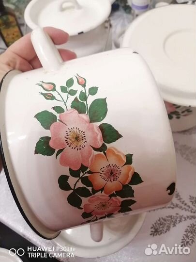 Кастрюля эмалированная СССР