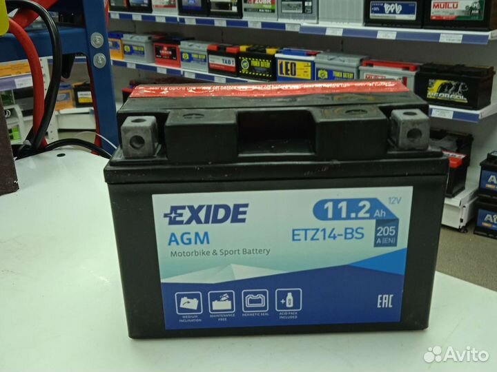 Доставка Акб 11,2Ач Exide (ETZ14-BS)