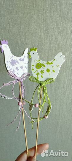 Декор из дерева, птички