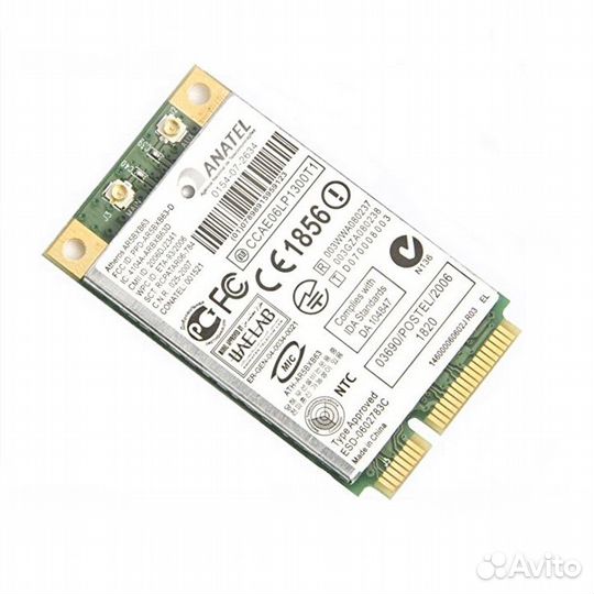 Wi-Fi Atheros AR5BXB63 Wlan Card 802.11 B/G (Б/У)