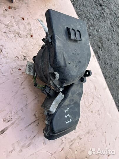 Моторчик печки bmwx5 E53 корпус+реостат