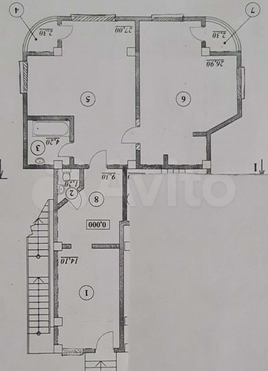 2-к. квартира, 88,1 м², 2/3 эт.