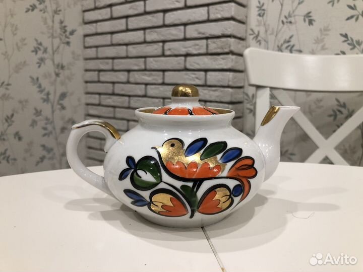 Турка, молочник, сахарница, заварный чайник