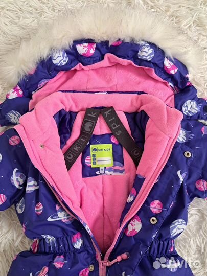 Зимний комбинезон для девочки 86