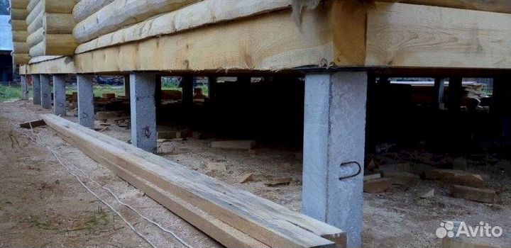 Железобетонные и винтовые сваи Монтаж