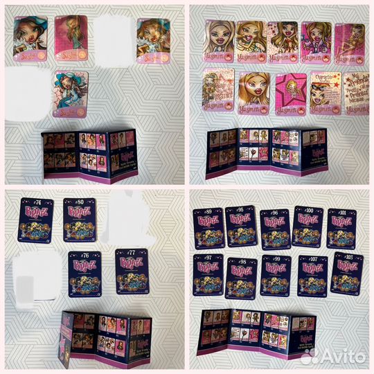 Карточки bratz коллекция