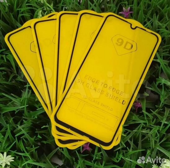 Защитные стекла 9D на множество моделей