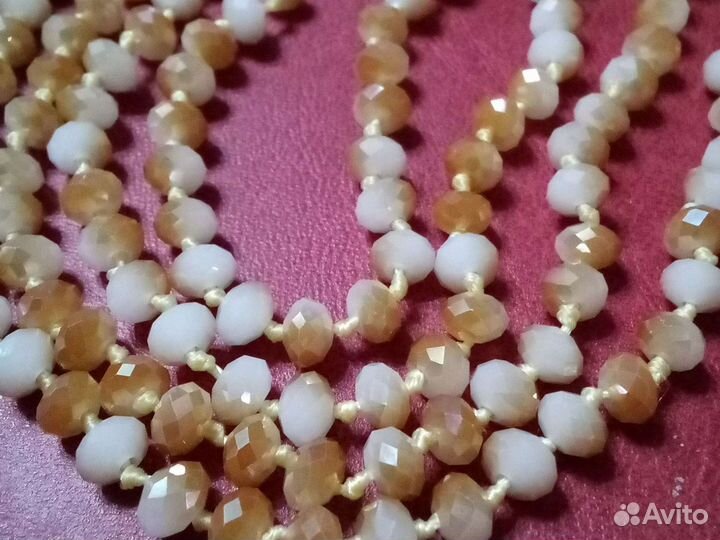 Бусы Чехия.Бусы,броши, серьги с натуральным камнем