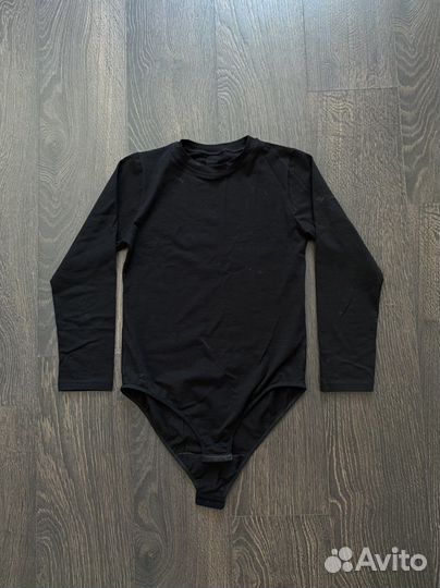 Боди женское черное