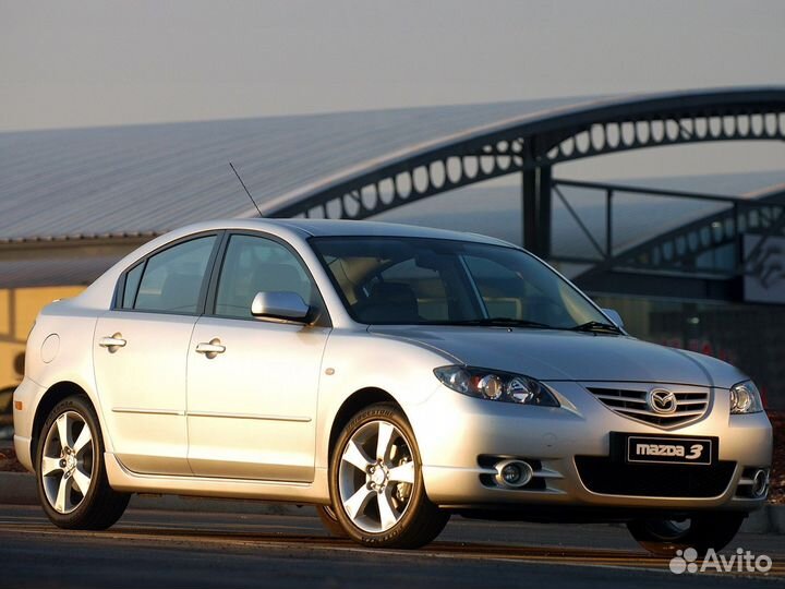 Стекло фары Mazda 3 BK 2003-2009 только седан