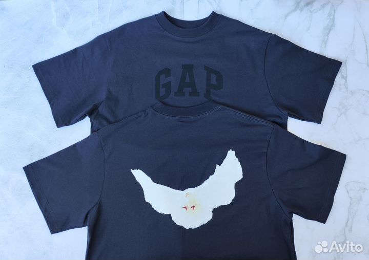 Футболка Yeezy gap balenciaga