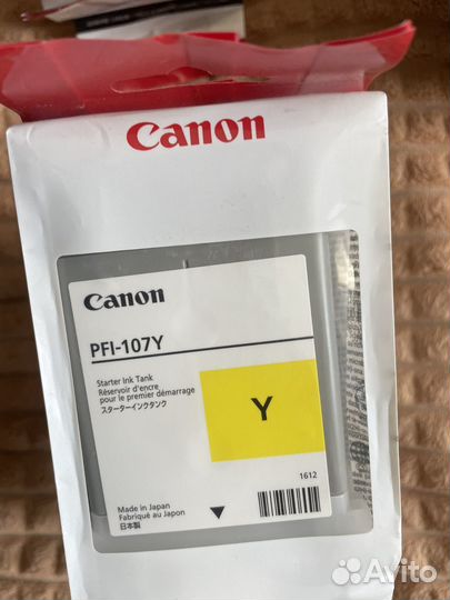 Картриджи оригинальные для плоттера Canon PFI-107