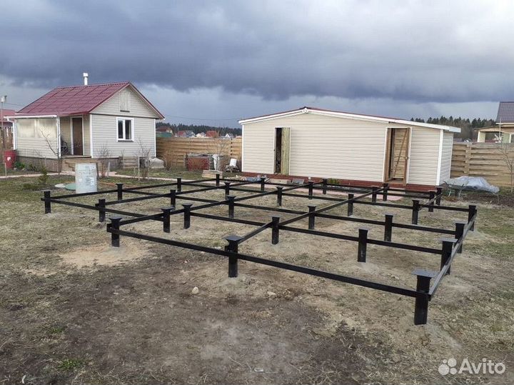 Винтовые сваи под ключ. Свайно винтовой фундамент