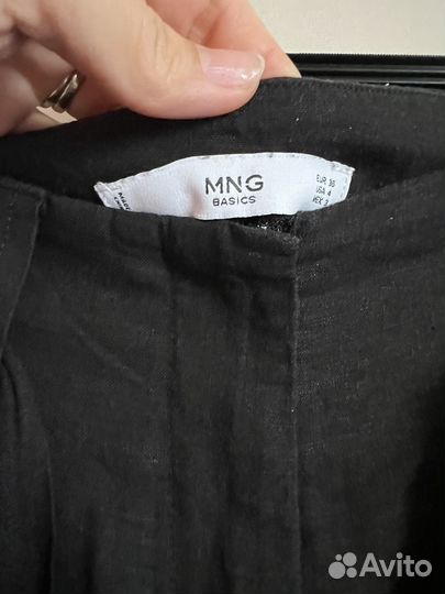 Льняные шорты mango, 42-44