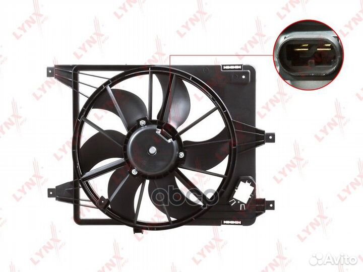 Вентилятор радиатора с кожухом renault Clio II 1.2