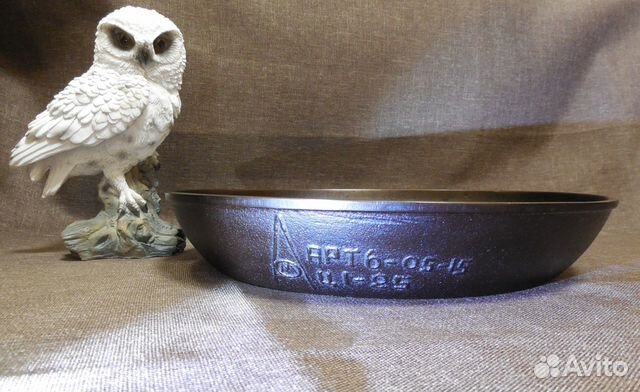 Сковорода чугунная 1 СССР 1970-1990г. 31.4 см