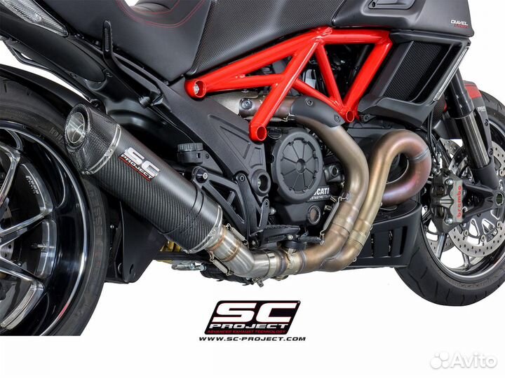 Ducati Diavel глушитель SC Project