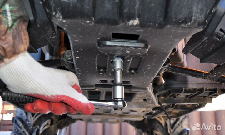 Замена натяжителя Audi A6 2014-2018