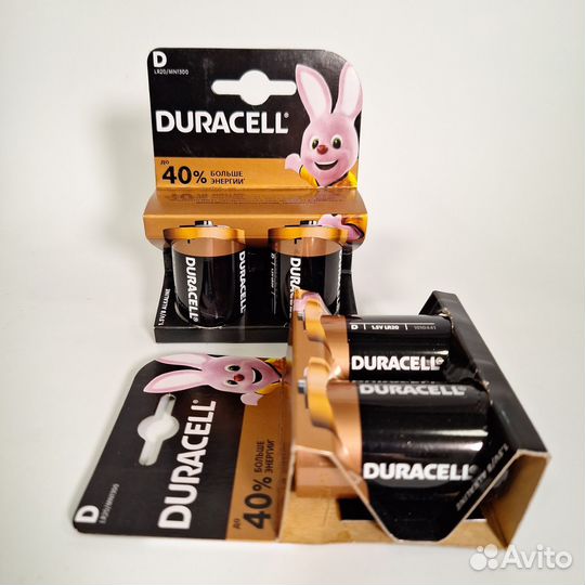 Батарейки оригинал Duracell D 2 (LR20 / D)