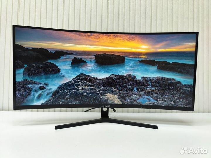 NEW Изогнутый игровой монитор 165 Гц 34”