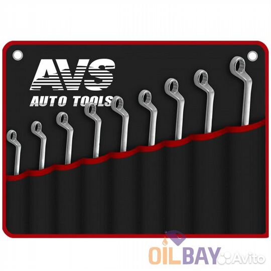Набор ключей (6-24 мм) (9 предметов) AVS