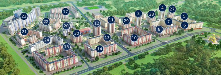 2-к. квартира, 70 м², 1/16 эт.