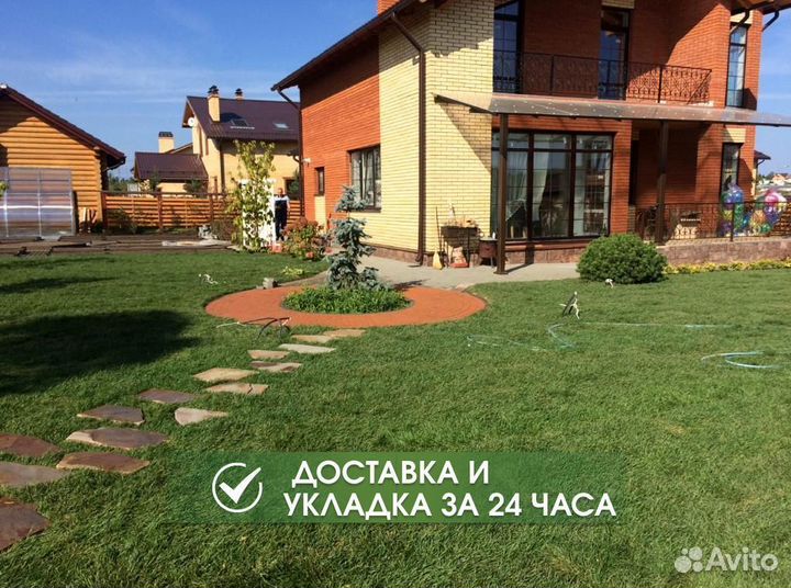 Рулонный газон с бесплатным замером