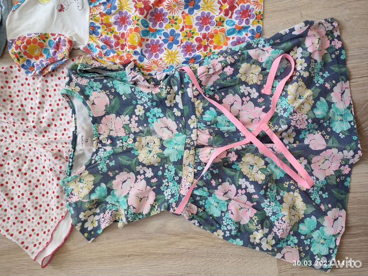 Одежда пакетом на девочку 80, 86, 92, 98, 110, 116