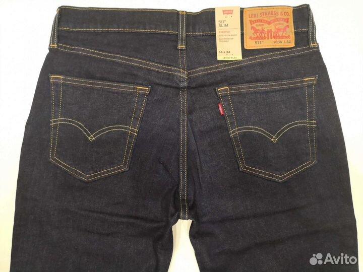 Levi'S 511 34x34 Dark Hollow Оригинал из США