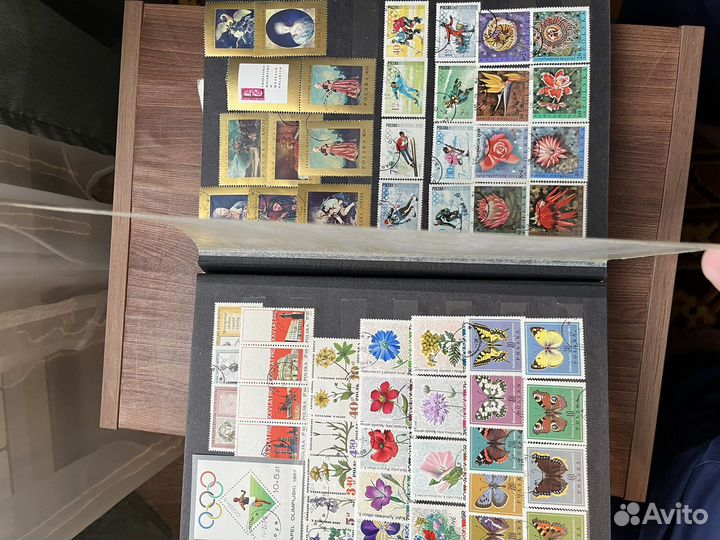 Марки Польши 60е - 70е, альбом 22 стр