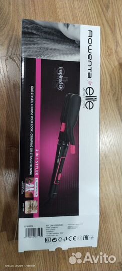 Мультистайлер-гофре Rowenta Crimper 2 в 1 Elite CF