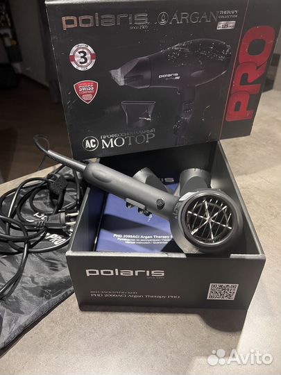 Фен Polaris PHD 2099ACi Argan Therapy PRO Black