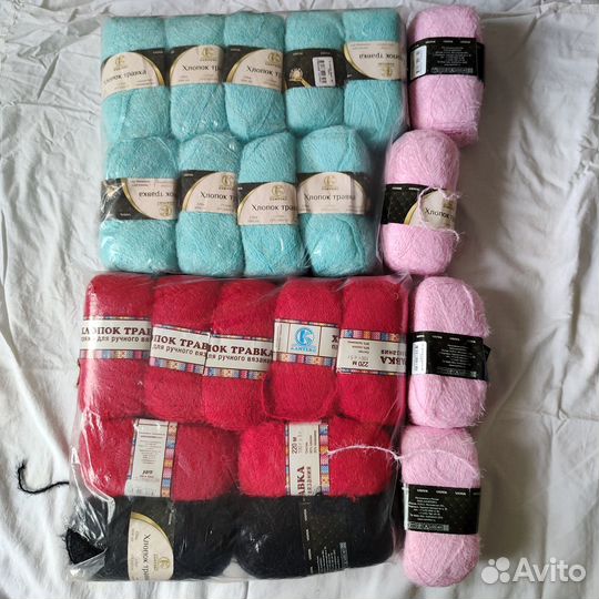 Пряжа хлопок+акрил